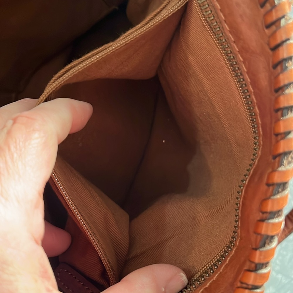 Unbranded Boutique Artisanal Vintage Brown Woven Leather Tote with Leather Strap - Picture 10 of 12
